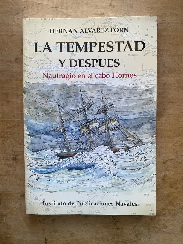 Tapa de La tempestad y despues. Naufragio en - Alvarez Forn (zz4)