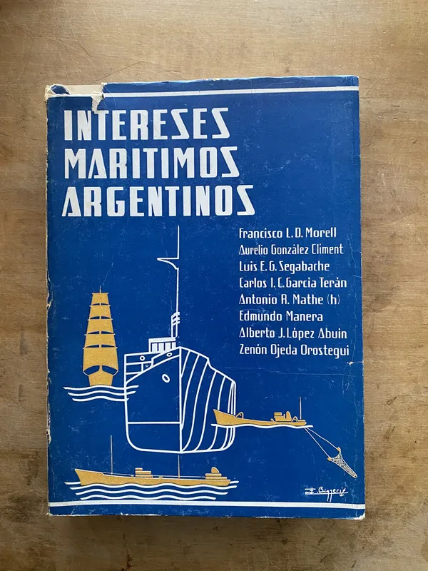 Tapa de Intereses maritimos argentinos - Morell (zz4)
