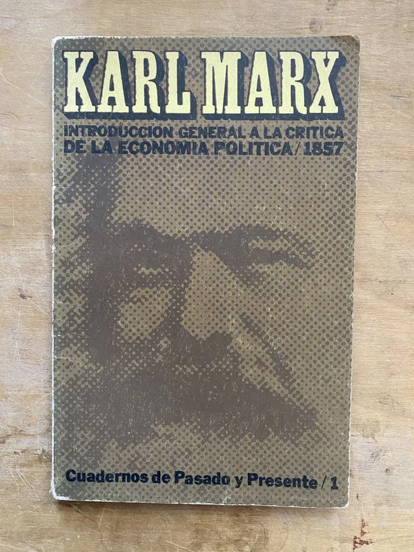 Tapa de Introduccion general a la critica de la economia- Marx (bb1