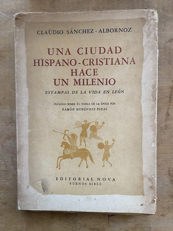 Una ciudad hispano cristiana hace un- Sanchez Albornoz (bb1