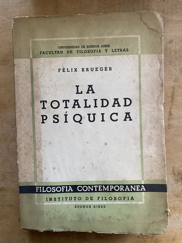 La totalidad Psiquica - Krueger Felix (bb1)