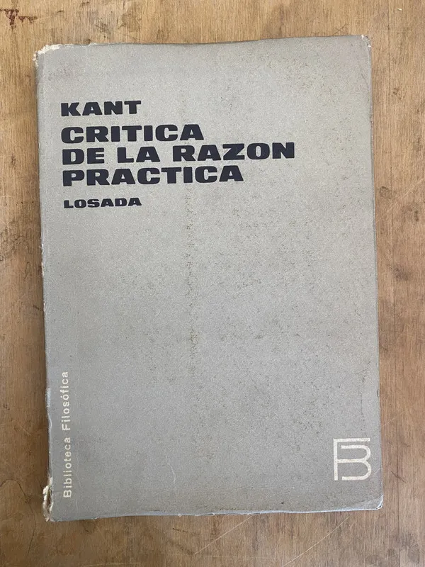 Tapa de Critica de la razon practica - Kant (bb4)
