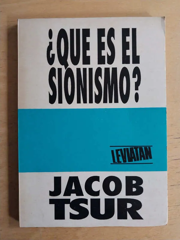 ¿qué Es El Sionismo? - Tsur, Jacob (M2)
