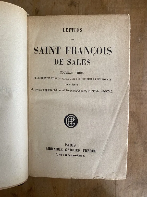 Lettres de Saint Francois de Sales (zz2)