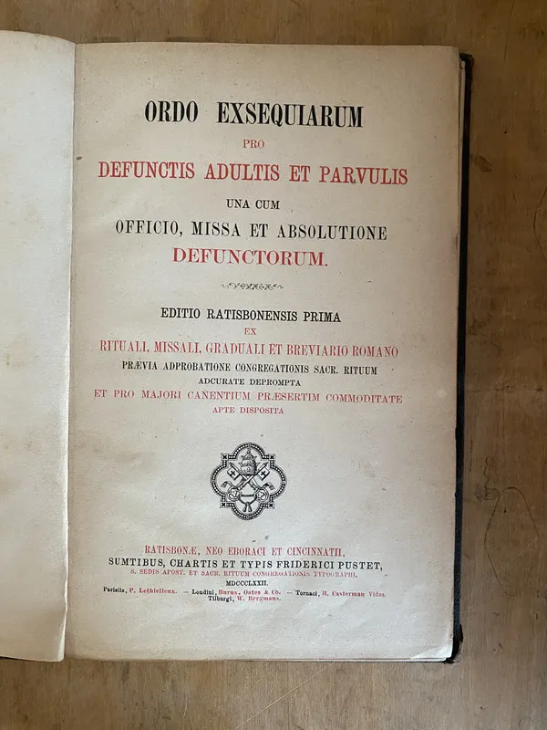 Ordo Exsequiarum pro defunctis et parvulis (zz2)