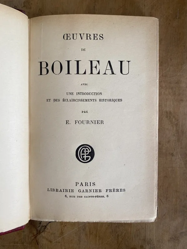 Oeuvres de Boileau - Boileau (zz1)