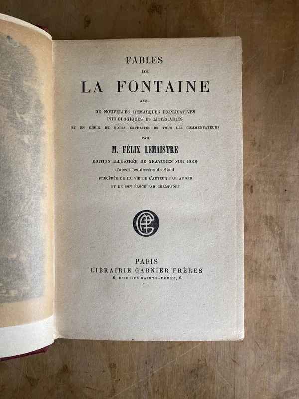 Fables de La Fontaine - La Fontaine (zz1)