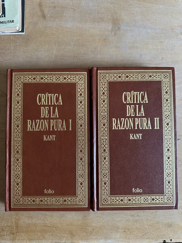 Critica de la razon pura (2 tomos) - Kant Immanuel (2r3)