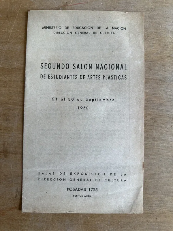 Segundo Salon Nacional de Estudiantes Artes Plasticas (2p6)