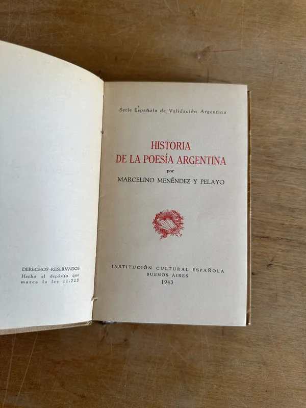 Historia de la poesia argentina - Menendez y Pelayo (2t7)