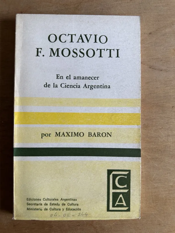 Octavio F. Mossotti - Baron Maximo (2t4)