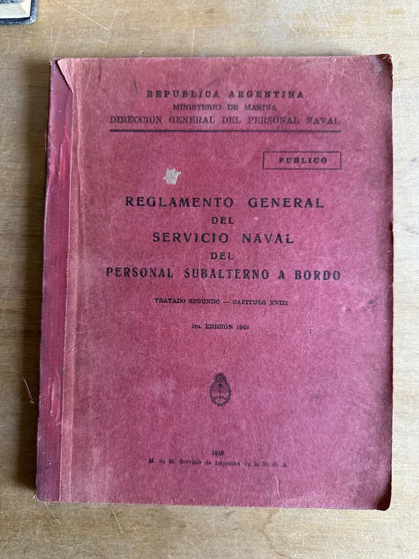 Reglamento general del servicio naval del personal sub (2q6
