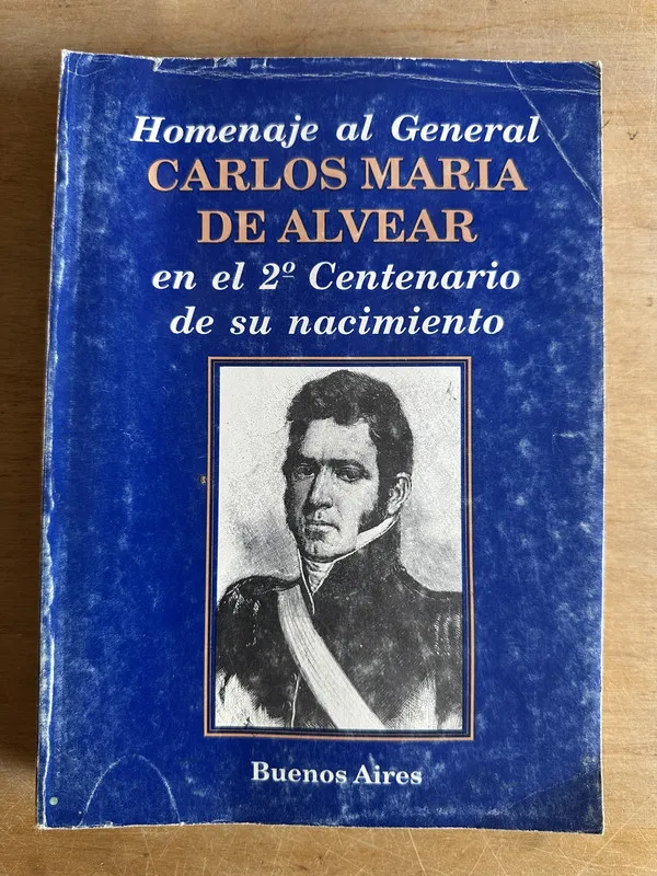 Tapa de Homenaje al General Carlos Maria de Alvear (2r1)