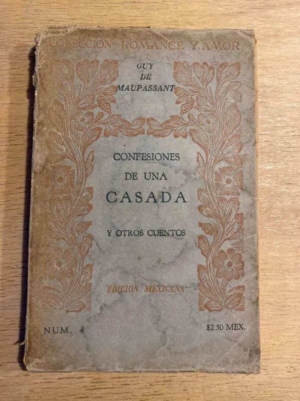 Tapa de Confesiones De Una Casada Y Otros Cuentos- De Maupassant (O4