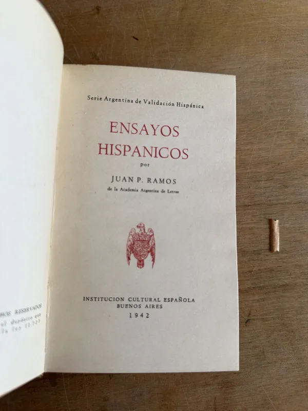 Ensayos hispanicos - Ramos Juan P. (2t7)