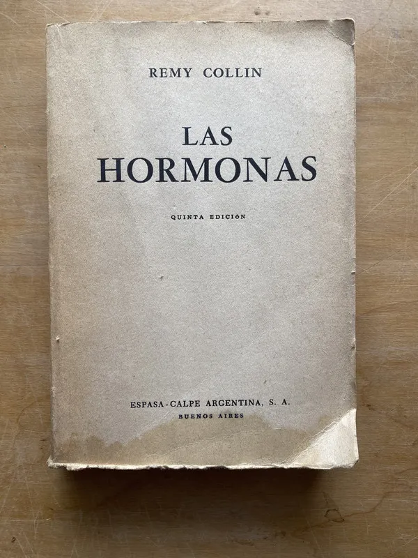 Tapa de Las hormonas - Collin Remy (LL1)