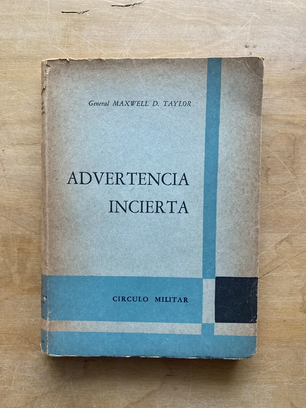 Tapa de Advertencia incierta - Maxwell D Taylor (LL1)