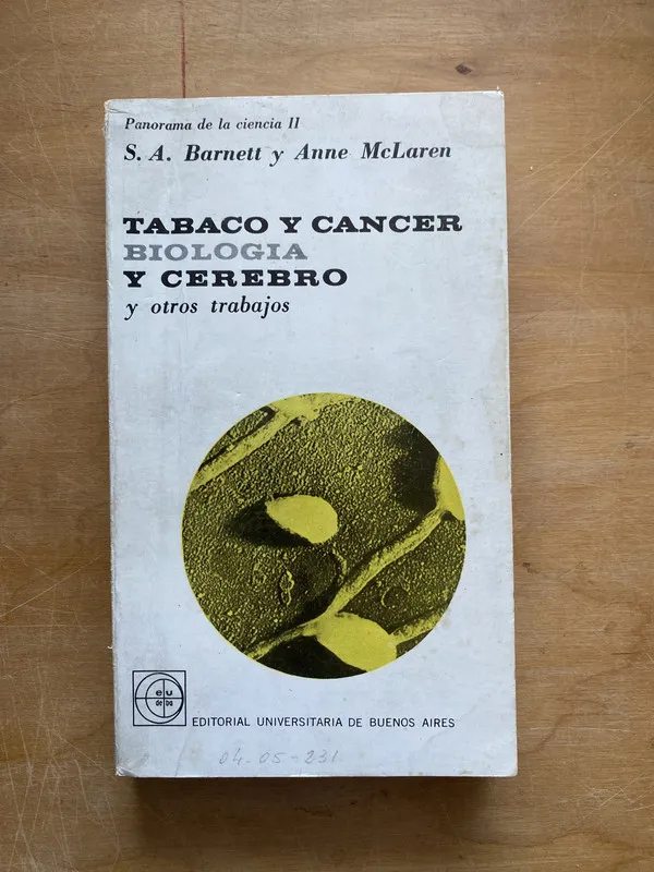 Tabaco y cancer. Biologia y cerebro- Barnett; McLaren (LL2)