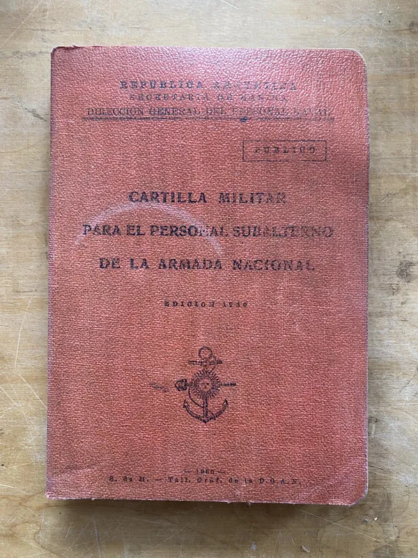 Cartilla Militar para Personal Subalterno de la Armada (LL3
