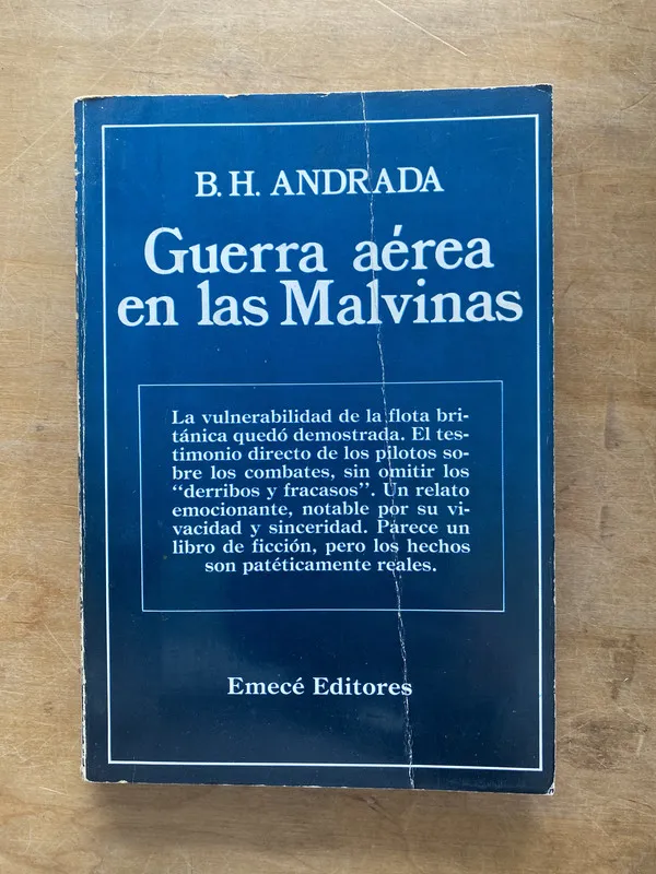 Tapa de Guerra aerea en las Malvinas - Andrada B. H (LL4)