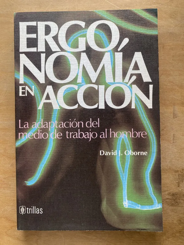 Tapa de Ergonomia en accion. La adaptacion del medio- Oborne (LL4)