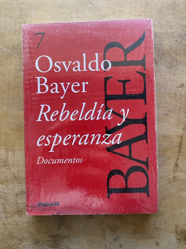 Rebeldia y esperanza. Documentos - Bayer Osvaldo (zz4)