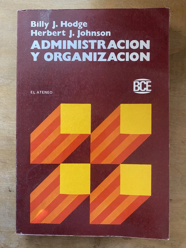 Administracion y organizacion - Hodge; Johnson (zz6)