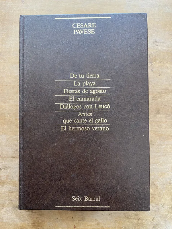 De tu tierra La playa Fiestas de agosto - Pavese (M1)