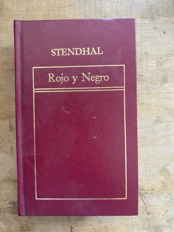 Tapa de Rojo y Negro - Stendhal (M1)