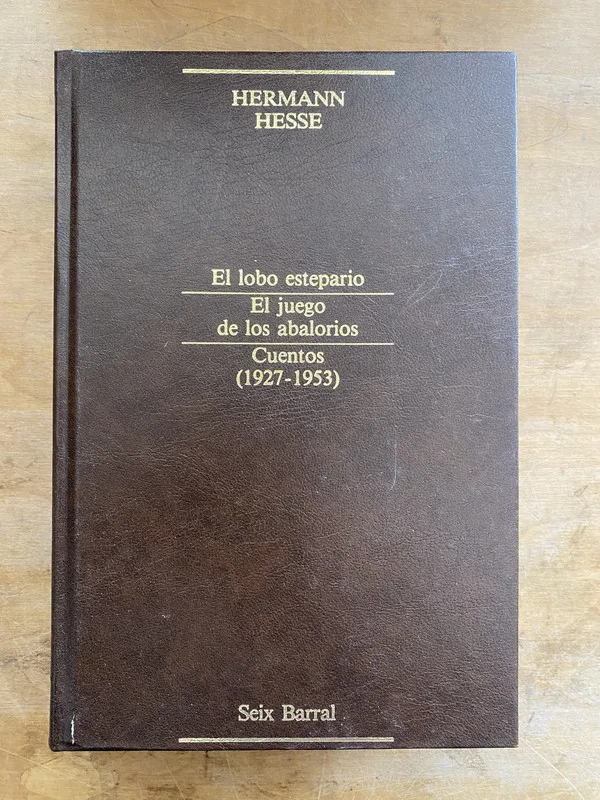 Tapa de El lobo estepario. El juego de los Abalorios - Hesse (M1)