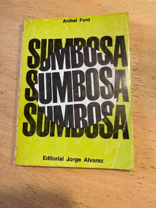 Tapa de Sumbosa - Ford, Anibal Firmado Y Dedicado (u2)