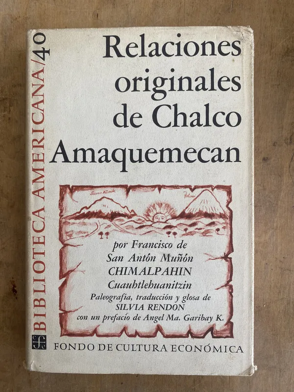 Relaciones originales de Chalco Amaquemecan - De San A (s5)