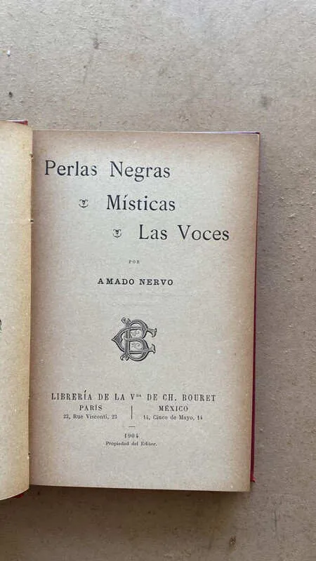 Perlas Negras - Nervo, Amado (Ñ4)