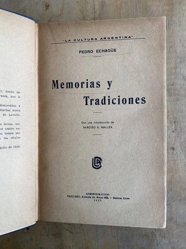 Memorias y tradiciones - Echague Pedro (r4)