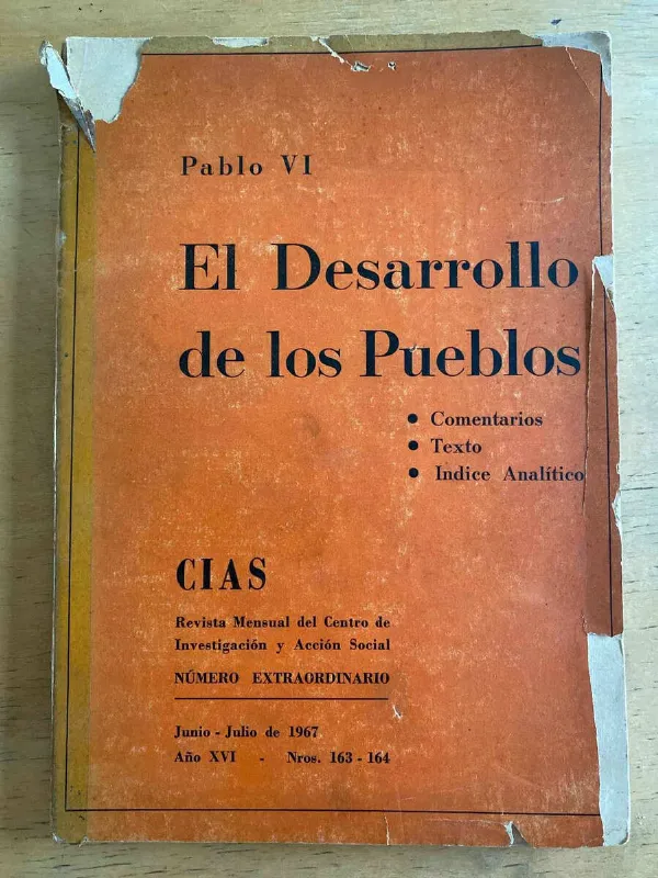 El Desarrollo De Los Pueblos - Pablo Vi (j1)
