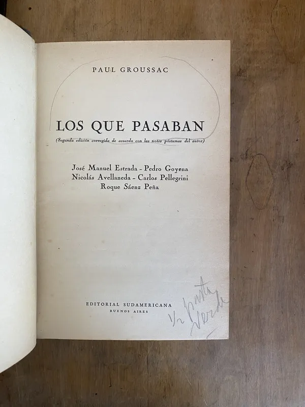 Los que pasaban - Groussac Paul (v1)