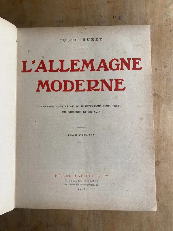 L'Allemagne Moderne - Huret Jules (h7)