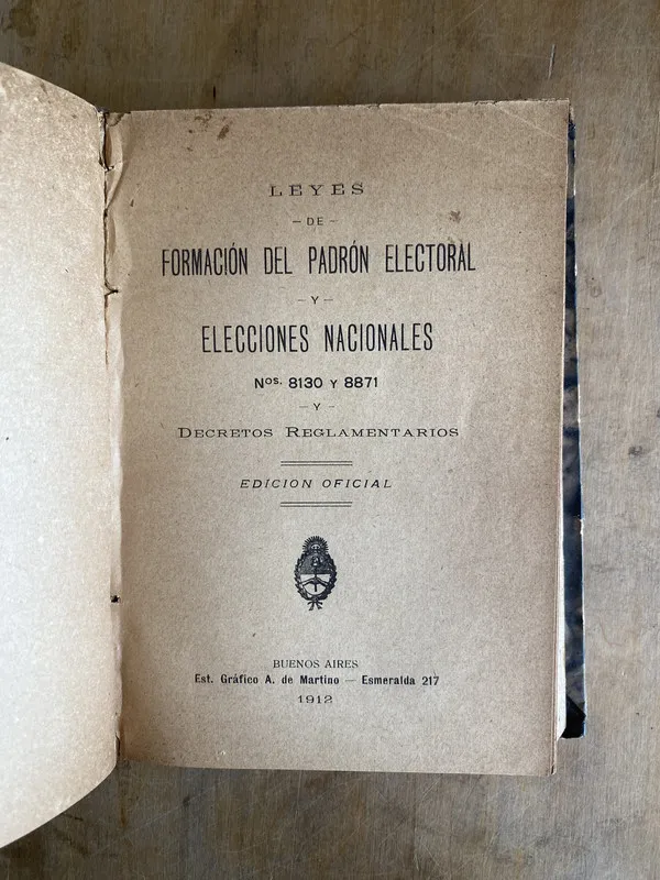 Leyes de Formacion del padron electoral y elecciones (r2)