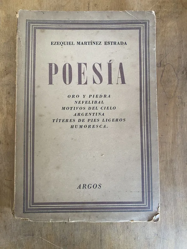 Tapa de Poesia - Martinez Estrada Ezequiel (v2)