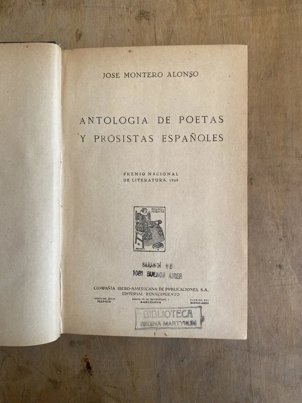 Antologia de poetas y prosistas español- Montero Alonso (t2