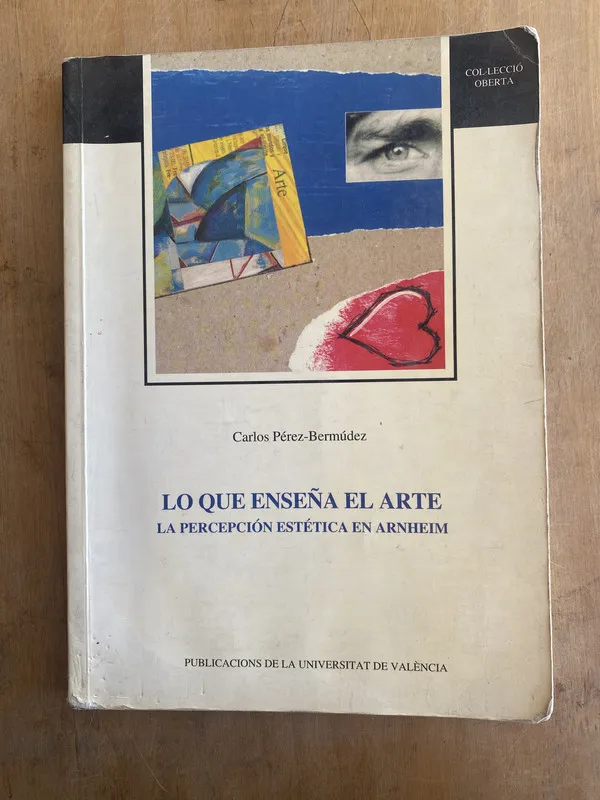 Tapa de Lo que enseña el arte- Perez Bermudez (u5)