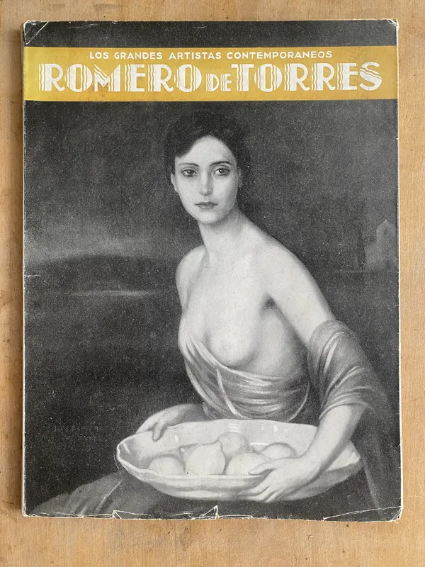 Tapa de Los grandes artistas contemporaneos - Romero de Torres (h7)