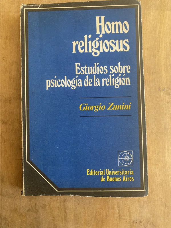 Homo Religiosus. psicologia de la religion - Zunini (u6)