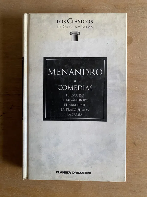 Tapa de Comedias. el escudo; el misantropo; el – Meandro (2cf)