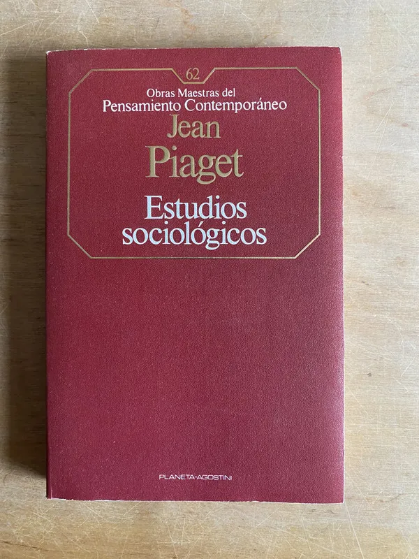 Estudios sociologicos - Piaget Jean (2cf)
