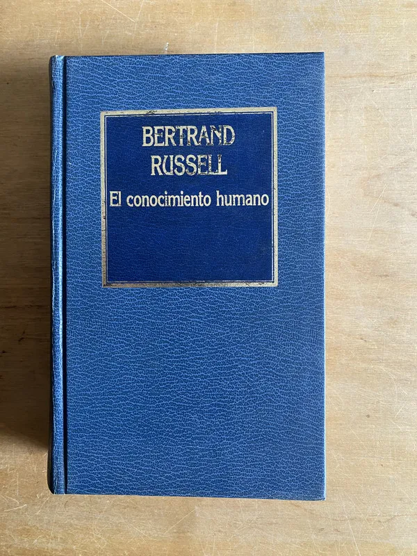Tapa de el conocimiento humano - Russell Bertrand (2cf)