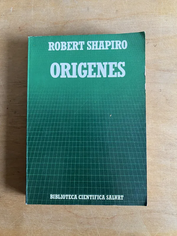 Tapa de Origenes - Shapiro Robert (2cf)