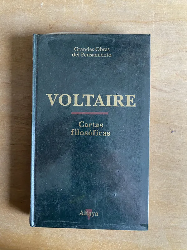 Tapa de Cartas filosoficas - Voltaire (2cf)