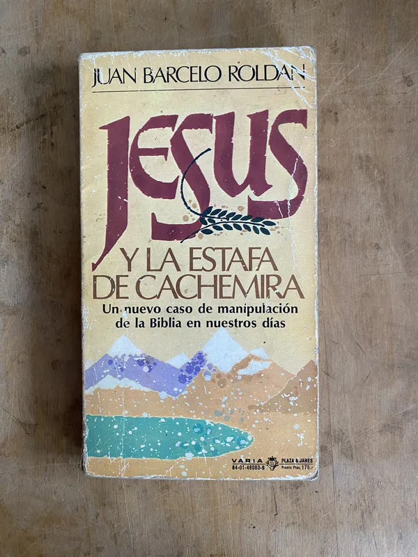 Tapa de Jesus y la estafa de cachemira. Un – Barcelo Roldan (a1)