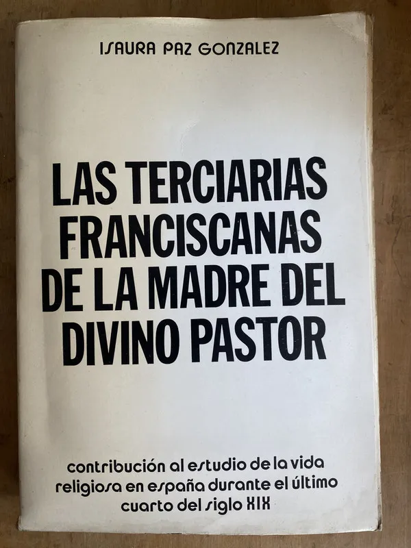 Tapa de Las terciarias Franciscanas de la madre – Paz Gonzalez (a1)
